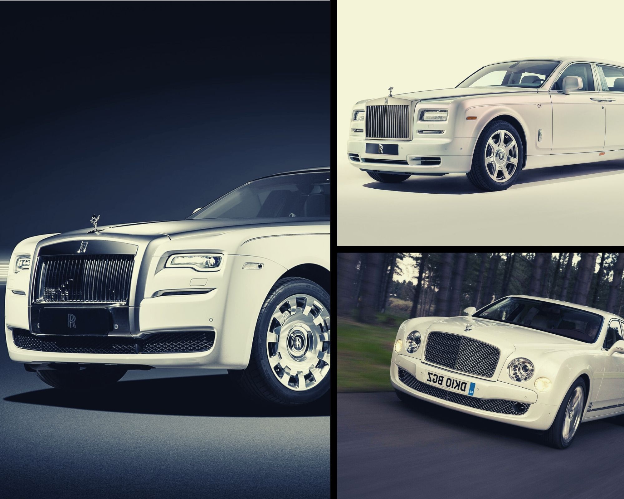 Super Luxury Photo Collage black Hire Super Luxury Cars in Newcastle